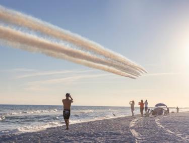 Blue Angels Flying Over Orange Beach