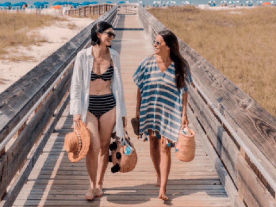 Friends at the beach